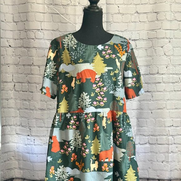 Princess Highway Smock Dress - Size 14 AUS - Picture 1 of 3